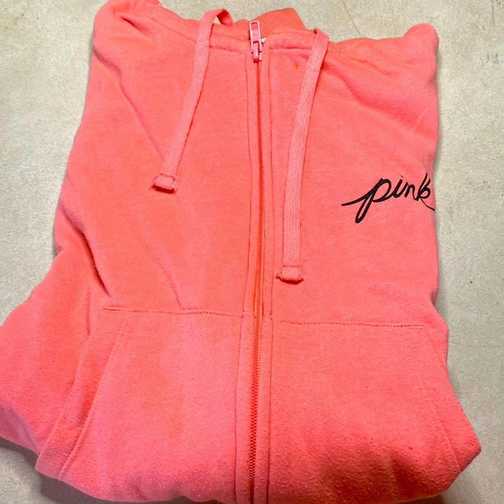 PINK zipper sweatshirt